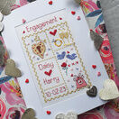 Engagement Card Cross Stitch Kit additional 1